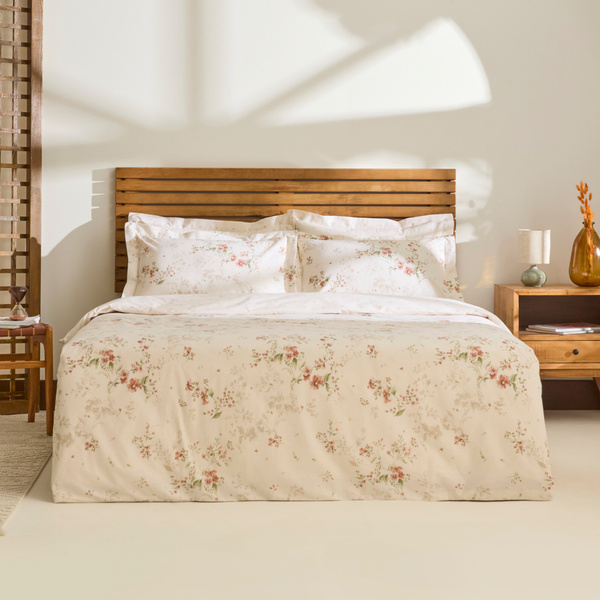 Kaşmir Home Lorente Çift Kişilik Nevresim Takımı Somon görseli 1