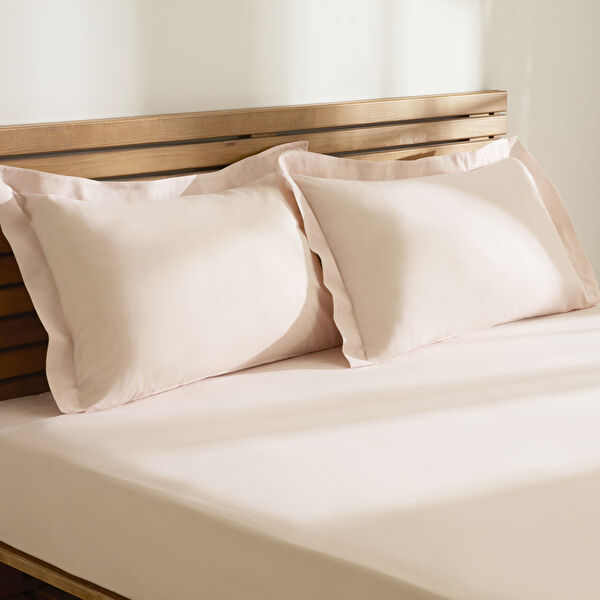 Kaşmir Home Basic %100 Pamuk Tek Kişilik Çarşaf Takımı Rose görseli 1
