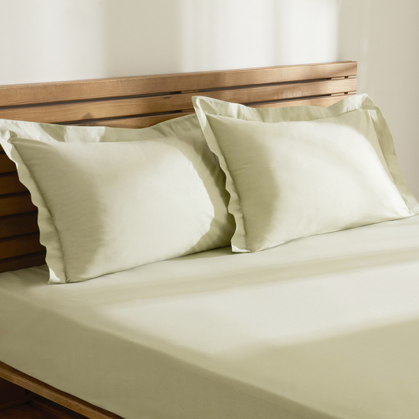 Kaşmir Home Basic %100 Pamuk Çift Kişilik Çarşaf Takımı Çağla görseli 1