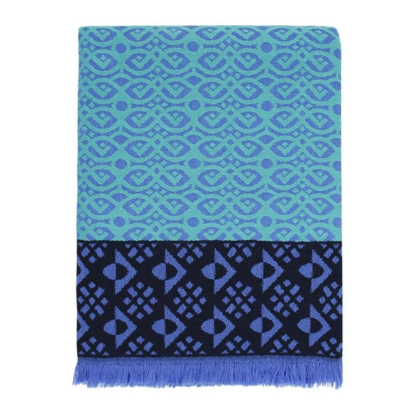 3rd Culture Teal Thagzo Örtü, Koltuk Şalı görseli 1