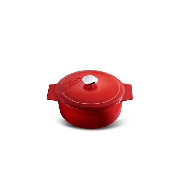 Voeux Kitchenware L'amour Kırmızı Döküm Mini Güveç 12 Cm görseli 1