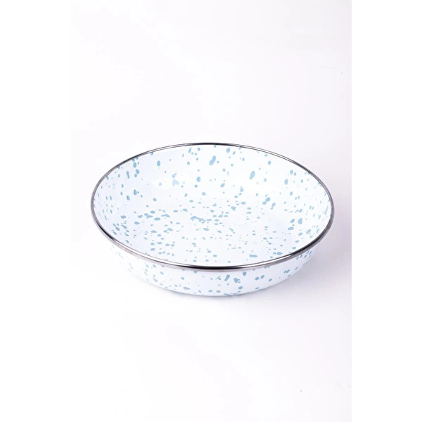 Emaylab Speckles Bowl Tabağı - Bowl Kase - Salata Kasesi - Sunum Kasesi 21cm görseli 1