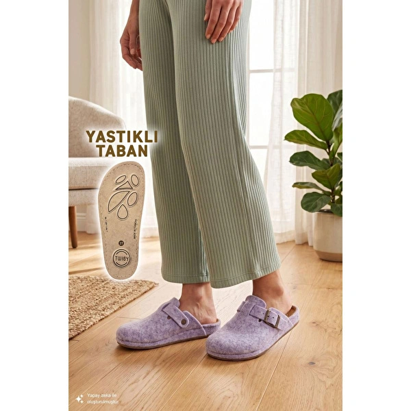 Twigy Tuana Kadın Ev Terliği Lila 36/40 görseli 1