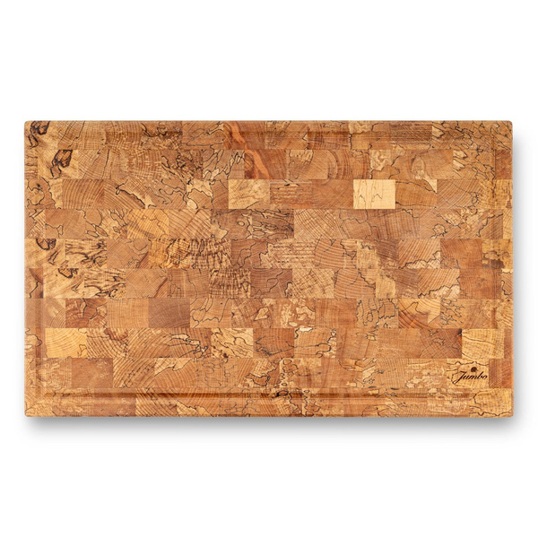 Jumbo Rustik Natural Kesme Tahtası 50x30 cm görseli 1