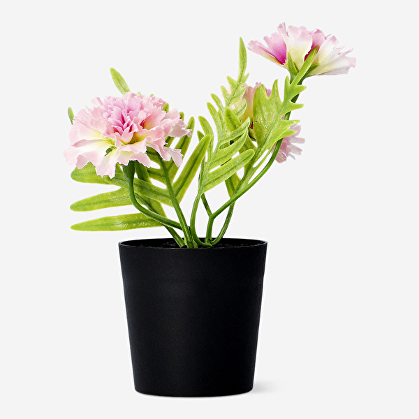 Flying Tiger Copenhagen Saksıda Küçük Pembe Yapay Çiçek görseli 1