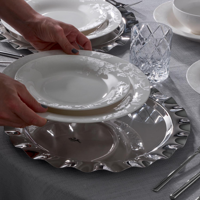 Jumbo Lily 24 Parça 6 Kişilik Bone Yemek Takımı