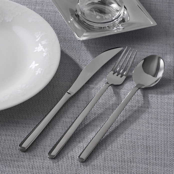 Jumbo Lily 24 Parça 6 Kişilik Bone Yemek Takımı