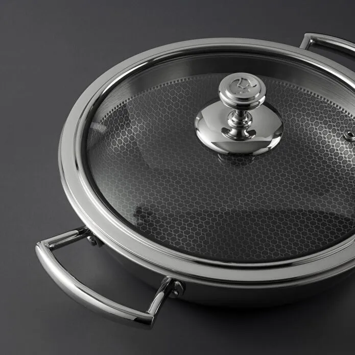 Jumbo Gourmet İndüksiyon Tabanlı Çelik Pilav Tenceresi 24 cm