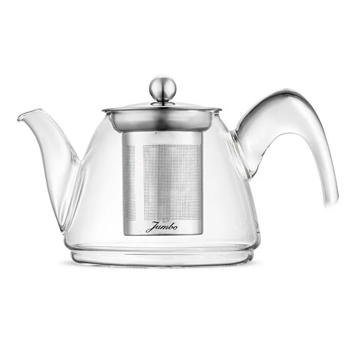 Jumbo 6500 Cam Demlikli Full Metal Sap İndüksiyon Tabanlı Çaydanlık