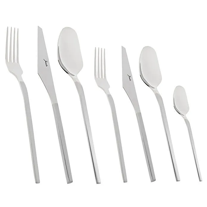 Jumbo 5100 Quartz 12 Kişilik 84 Parça Mat Çatal Kaşık Bıçak Takımı