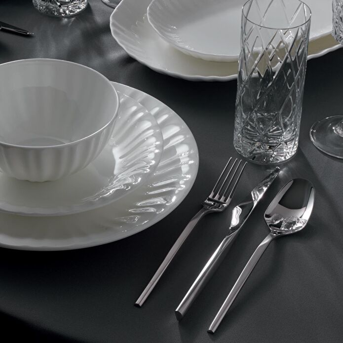 Jumbo 5100 Quartz 12 Kişilik 84 Parça Mat Çatal Kaşık Bıçak Takımı