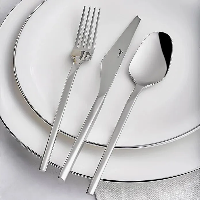 Jumbo 5100 Quartz 12 Kişilik 84 Parça Mat Çatal Kaşık Bıçak Takımı