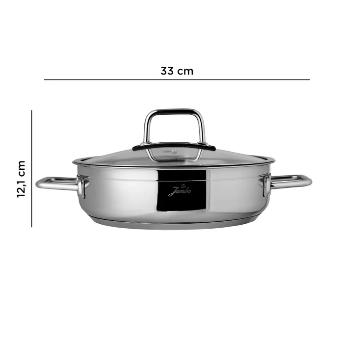 Jumbo Jumbo Modena Çelik Pilav Tenceresi 24 cm