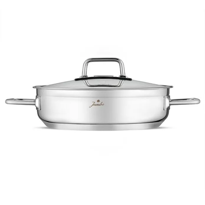 Jumbo Modena 8 Parça İndüksiyon Tabanlı Çelik Tencere Seti