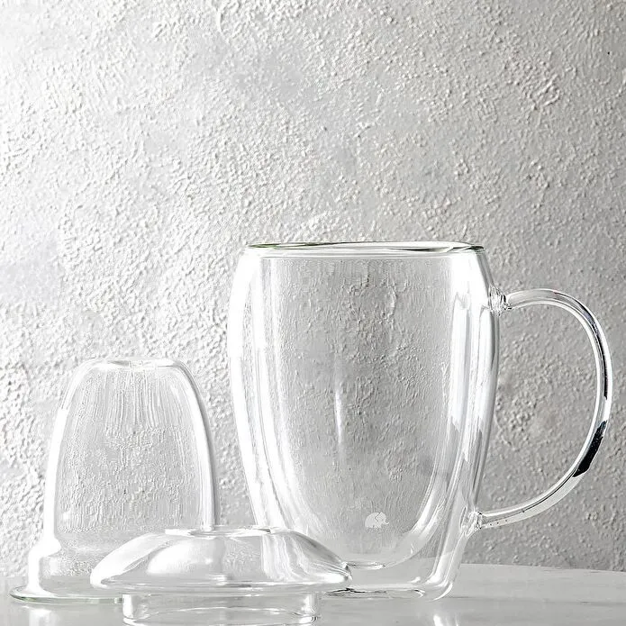 Jumbo Glory Double Wall Bitki Çay Bardağı 280 ml