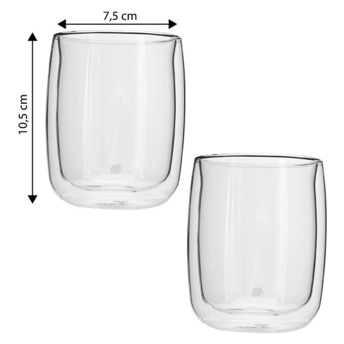 Jumbo Glory Double Wall 2'li Bardak 400 ml