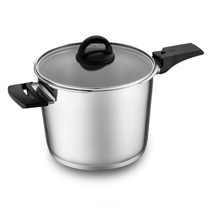 Jumbo Procook 4+6 Litre Paslanmaz Çelik Düdüklü Tencere Seti