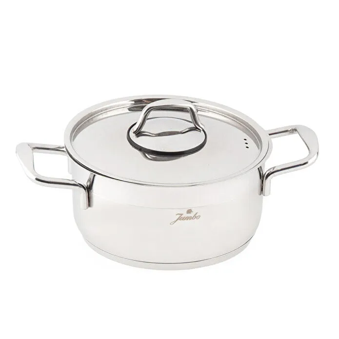 Jumbo Myra 8 Parça İndüksiyon Tabanlı Çelik Tencere Seti