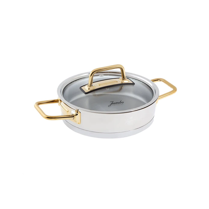 Jumbo Assos 6 Parça Titanyum Gold Midi Sahan Seti