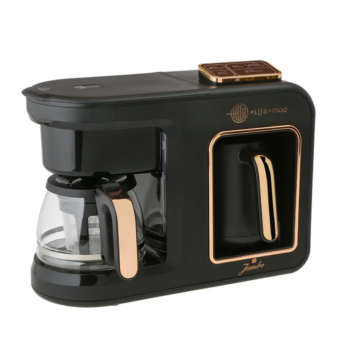 Jumbo Hatır Plus Mod 5in1 Çay ve Kahve Makinesi (Filtre+Közde Türk Kahvesi+Çay Demleme+Sütlü İçecek)