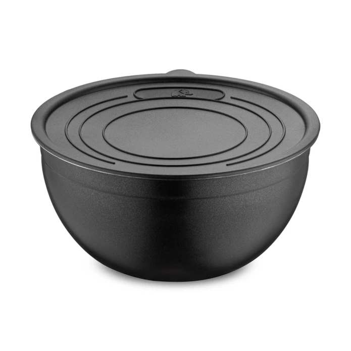 Jumbo Jumbo Globe 9 Parça Mat Siyah Rendeli Saklama ve Karıştırma Kabı
