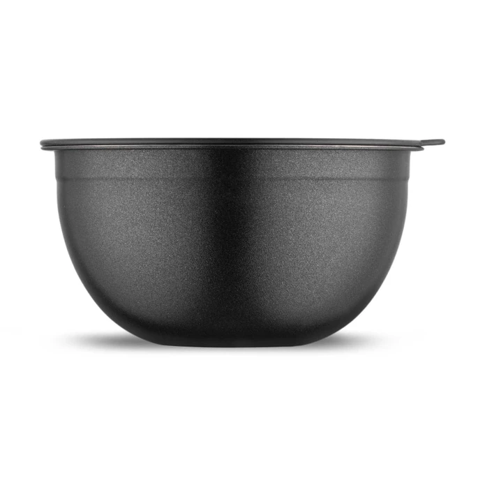 Jumbo Jumbo Globe 9 Parça Mat Siyah Rendeli Saklama ve Karıştırma Kabı