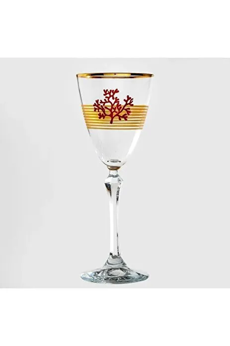 Jumbo Red Marin 6'lı Kadeh Takımı