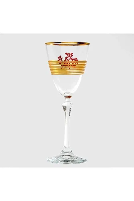 Jumbo Red Marin 6'lı Kadeh Takımı