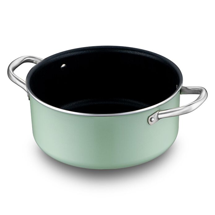 Jumbo Mint Green 7 Parça İndüksiyon Tabanlı Granit Tencere Seti