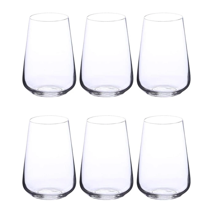 Jumbo Lina 6'lı Meşrubat Bardak Seti - 380 ml