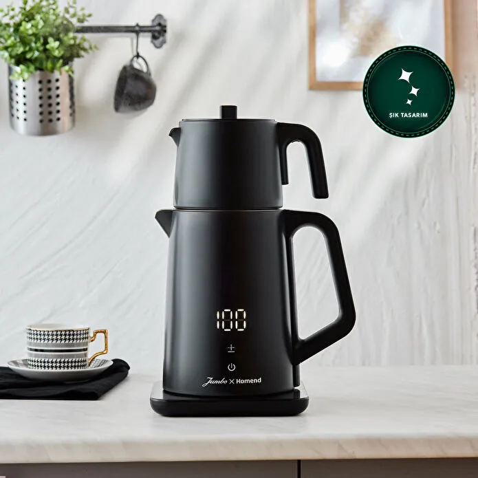 Jumbo x Homend Joy 1884H Türk Kahvesi Makinesi - Inox