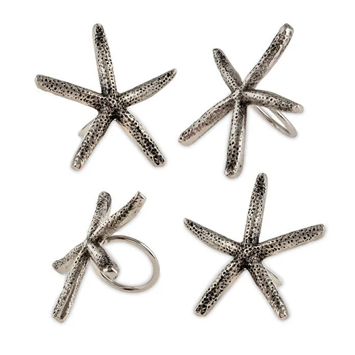 Jumbo Deep Sea Deniz Yıldızı 4'lü Peçete Halkası