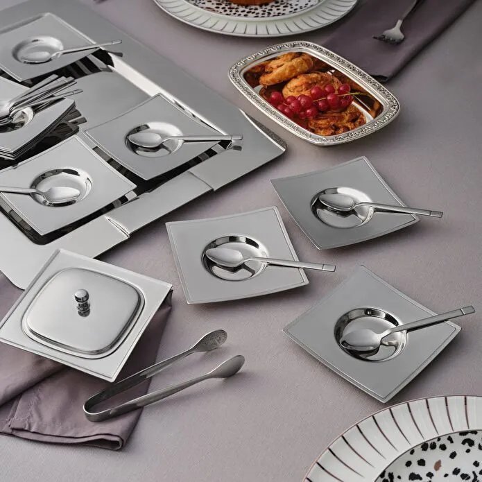 Jumbo Danica 28 Parça Krom Çay Seti