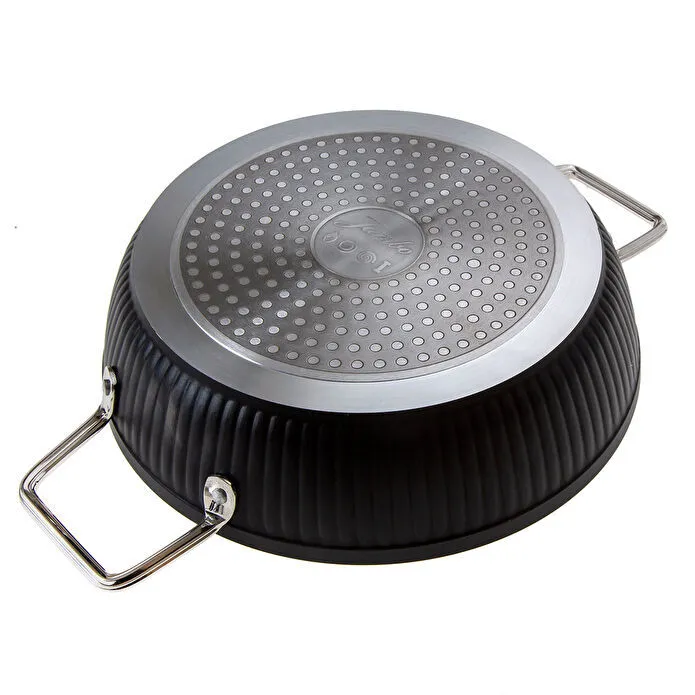 Jumbo Dublin Black İndüksiyon Tabanlı Basık Tencere 26 cm