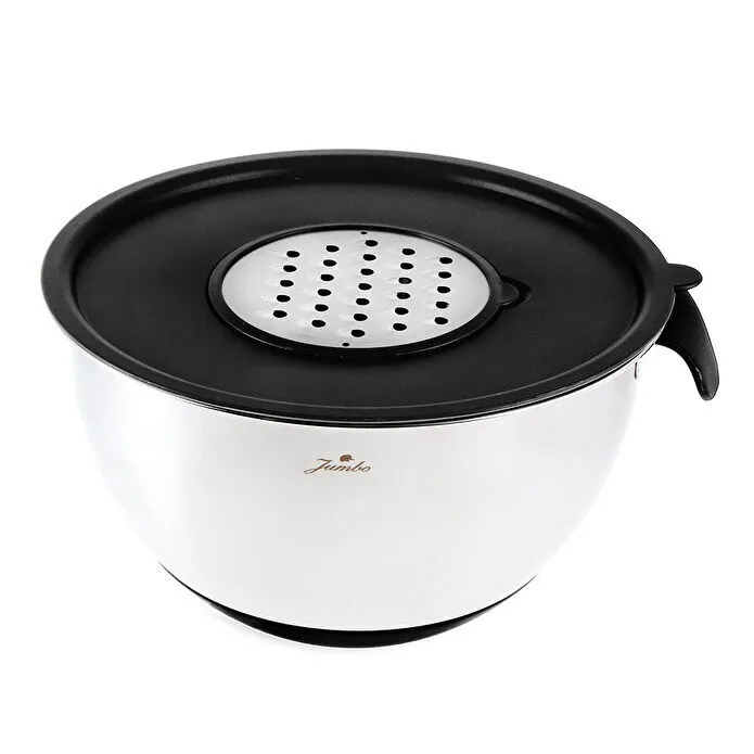 Jumbo Globe Plus 3'lü Siyah Saklama Kabı