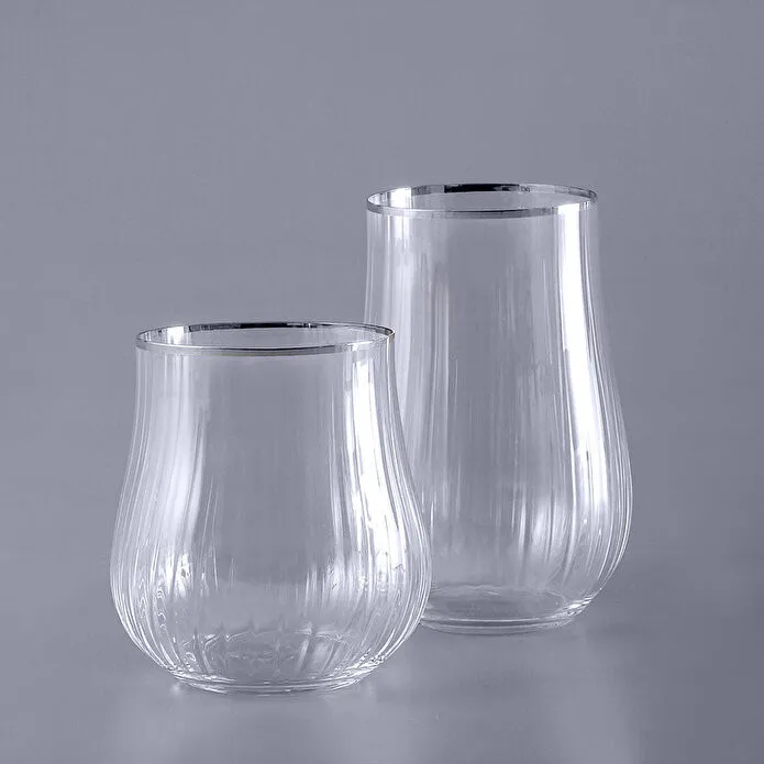 Jumbo Tulipa Platin 6'lı Kadeh 550 ml