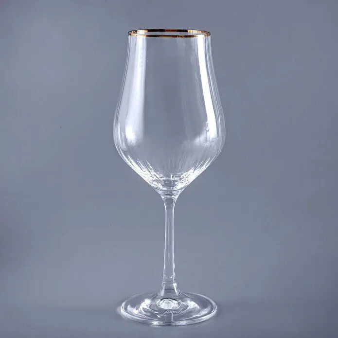 Jumbo Tulipa Platin 6'lı Ayaklı Kadeh 350 ml