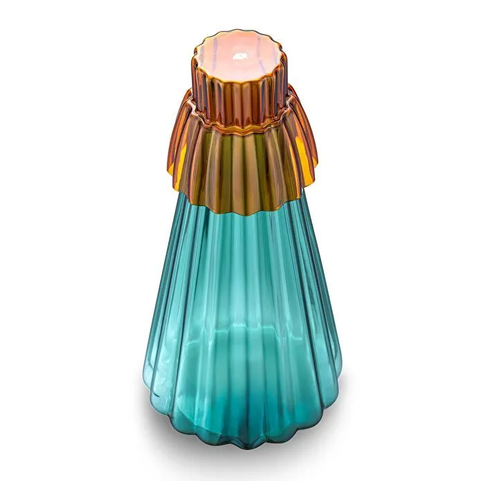 Jumbo Bloom Yeşil-Amber Başucu Sürahisi