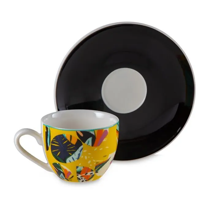 Jumbo Fiori 4'lü Kahve Fincan Takımı 90 ml