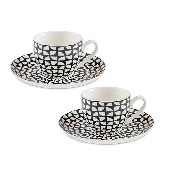 Jumbo Peony 2 Kişilik Kahve Fincan Takımı 90 ml