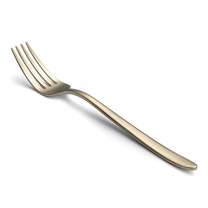 Jumbo 9400 Mat Şampanya 84 Parça 12 Kişilik Çatal Kaşık Bıçak Takımı