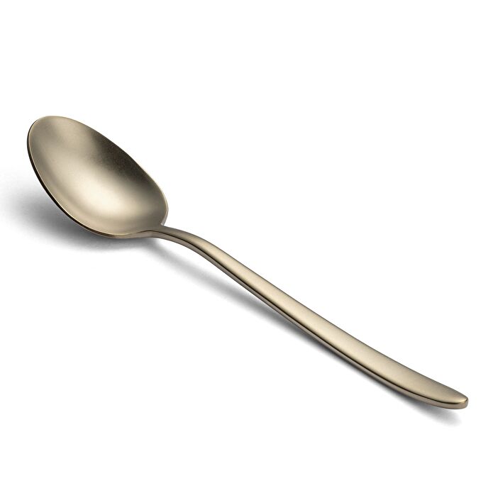 Jumbo 9400 Mat Şampanya 84 Parça 12 Kişilik Çatal Kaşık Bıçak Takımı