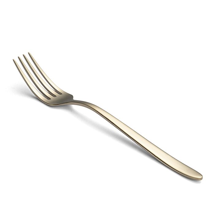 Jumbo 9400 Mat Şampanya 84 Parça 12 Kişilik Çatal Kaşık Bıçak Takımı