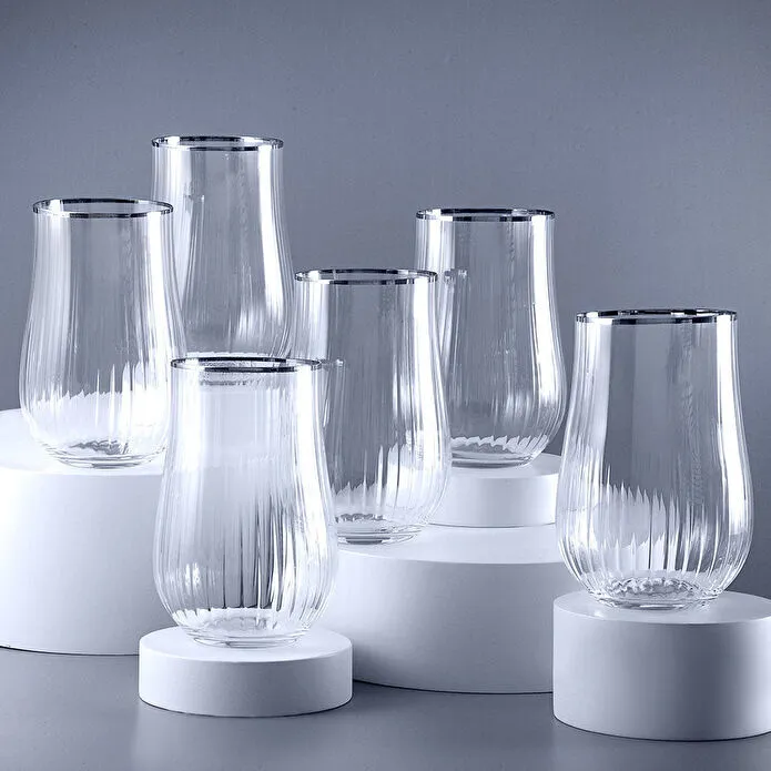 Jumbo Optical Platin 19 Parça Bardak Seti
