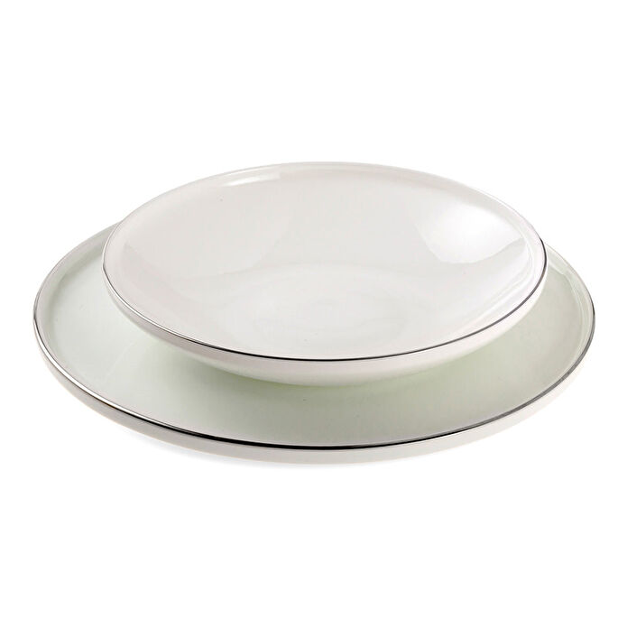 Jumbo Bianca Platin 57 Parça 12 Kişilik Yemek Takımı