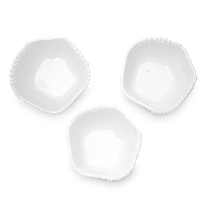 Jumbo Maris Melamin 4'lü Beyaz Tepsili Kase Seti