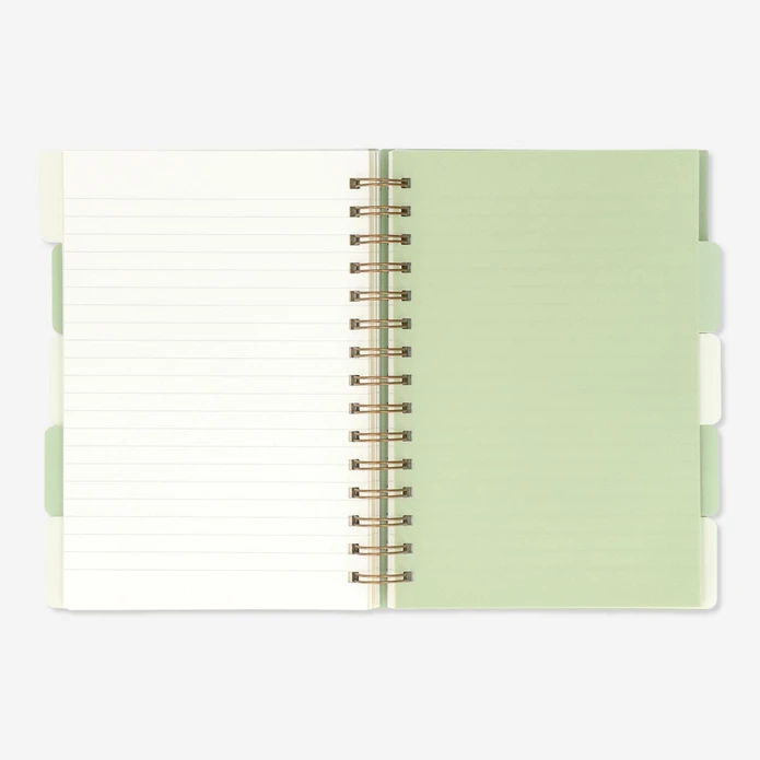 Flying Tiger Copenhagen Bölümlü 150 Yaprak Çizgili A5 Defter