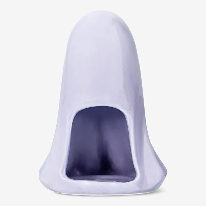 Flying Tiger Copenhagen Hayalet Şeklinde Mor Seramik LED Fener