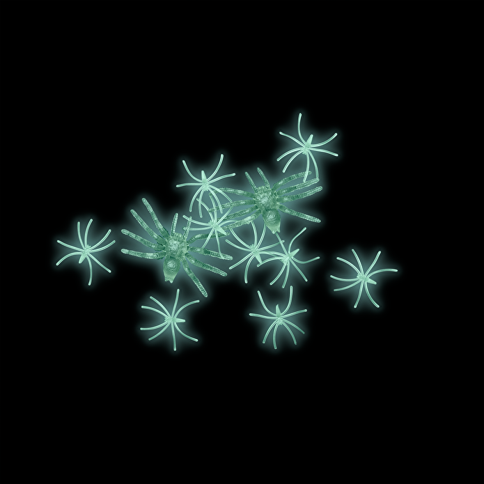 Flying Tiger Copenhagen Örümcek Şeklinde Fosforlu 12'li Masa Süsü