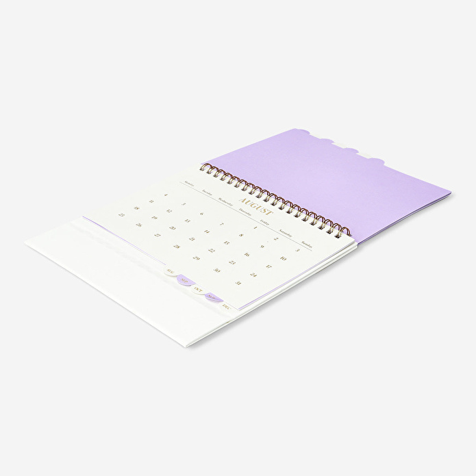 Flying Tiger Copenhagen Beyaz Spiralli 2025 Masa Takvimi